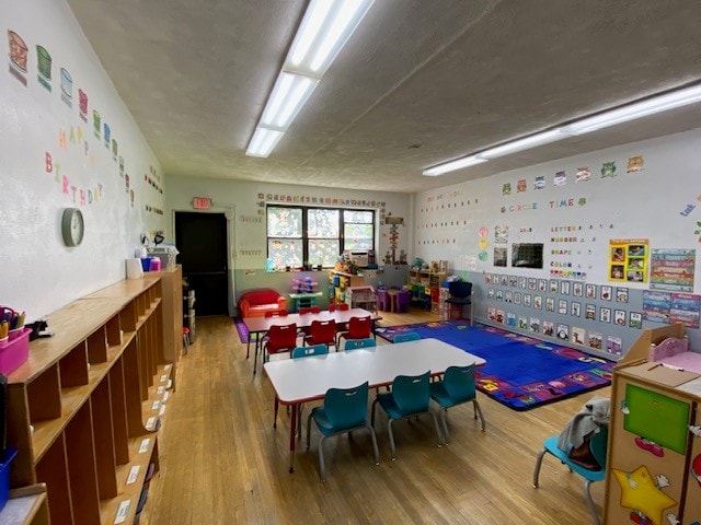 Merrick colorful preschool classroom with learning stations