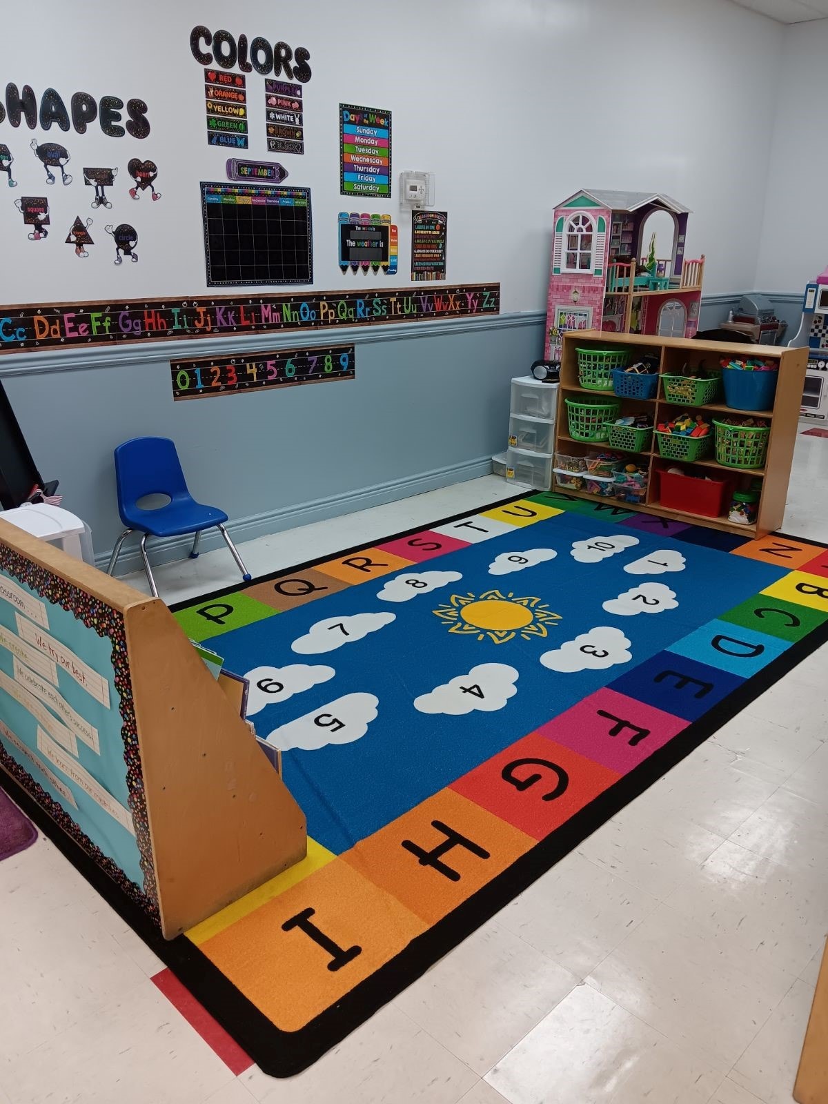 Wantagh Circle Time and Parent Board wall display